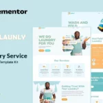 Tải Launly - Laundry Service Elementor Template Kit mới nhất