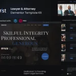 mua Lawrist - Lawyer & Attorney Elementor Pro Template Kit