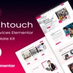 mua Lightouch - IT Solutions Elementor Template kit