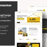 Tải LogCargo - Logistic Cargo Transportation Elementor Template Kit mới nhất