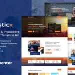 Mua Logisticx - Logistics & Transportation Elementor Template Kit giá rẻ