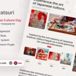 Mua Matsuri - Japanese Culture Day Elementor Template Kit giá rẻ