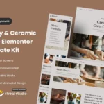 Mua Mebel - Pottery & Ceramic Studio Elementor Template Kit giá rẻ