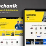Tải Mechanik - Car Repair & Auto Services Elementor Template Kit mới nhất