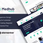 MedHub - Hospital & Medical Elementor Template Kit