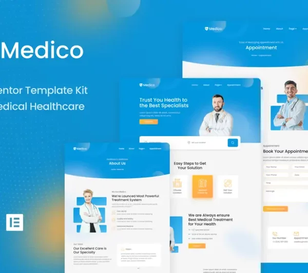 Tải Medico - Medical & Healthcare Elementor Template Kit mới nhất