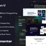 Tải MunAi - AI Writer & Copywriting App Elementor Template Kit mới nhất