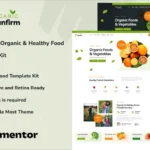 Tải Munfirm - Organic & Healthy Food Elementor Template Kit mới nhất