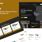Mua Nazar - Optical Eyewear WooCommerce Store Elementor Pro Template Kit giá rẻ