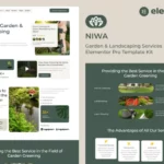 Tải Niwa - Garden & Landscaping Services Elementor Pro Template Kit mới nhất