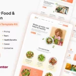 Tải Nutri Food - Healthy Food & Nutrition Elementor Pro Template Kit mới nhất