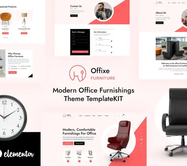 Tải Offixe - Furniture Elementor Template Kit mới nhất