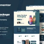Tải Packega - Packaging Company Elementor Template Kit mới nhất