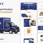 Tải PACKY | Packers & Movers Service Elementor Template Kit mới nhất
