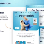 Mua Pampaw – Veterinary & Pet Care Services Elementor Template Kit giá rẻ