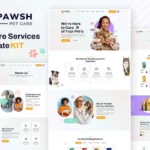 Tải Pawsh - Pet Care & Shop Elementor Template Kit mới nhất