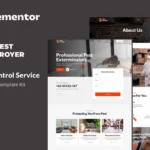 Mua Pestroyer - Pest Control Service Elementor Template Kit giá rẻ