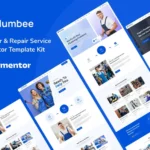 Tải Plumbee – Plumber & Repair Services Elementor Template Kit mới nhất
