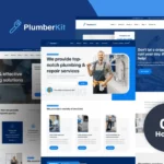 Tải PlumberKit - Plumbing Services Elementor Pro Template Kit mới nhất
