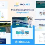 Mua Poolrez - Pool Cleaning Services Elementor Template Kit giá rẻ