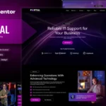 Mua Portal - IT Company Elementor Template Kit giá rẻ