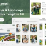 Mua PuriGarden - Gardener & Landscape Elementor Pro Template Kit giá rẻ