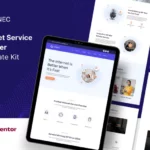 Tải Qonec - Broadband & Internet Service Provider Template Kit mới nhất