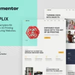 Tải Replix – 3D Printing & Manufacturing Services Elementor Template Kit mới nhất