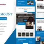 Mua Richmount University - Education Elementor Pro Template Kit giá rẻ