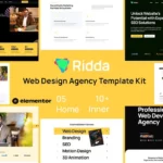 Mua Ridda - Web Design Agency Template Kit giá rẻ
