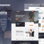 Mua Roofia - Roofing Services Elementor Template Kit giá rẻ
