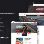 Mua Roofsie - Roofing Services Elementor Template Kit giá rẻ