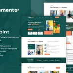 Tải RoxPaint - Painting Services Elementor Template Kit mới nhất