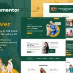 Tải RoxVet - Veterinary & Pet Care Services Elementor Template Kit mới nhất