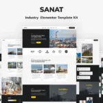 Tải Sanat - Industry Elementor Template Kit mới nhất