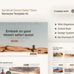 Tải Sandtrail - Desert Safari Tours Elementor Template Kit mới nhất
