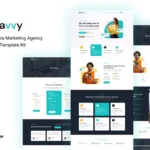 Tải Savvy – Social Media Marketing Agency Elementor Template Kit mới nhất