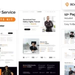 Tải Scanditex - Security Agency & Bodyguard Elementor Template Kit mới nhất