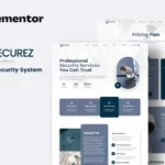 Tải Securez - CCTV & Security System Elementor Template Kit mới nhất
