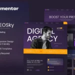 Tải Seosky - Seo Digital Marketing Elementor Template Kit mới nhất