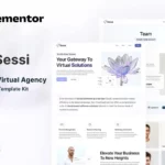 Tải Sessi - Saas & Virtual Agency Elementor Template Kit mới nhất