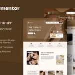 Tải Shimmer - Modern Jewelry Store Elementor Template Kit mới nhất