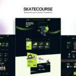 Skatecourse - Skateboard Lesson Elementor Kit