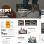 Mua Skatespot - Skateboard Community & Skate Park Elementor Pro Template Kit giá rẻ