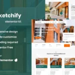 Mua Sketchify - Architecture & Construction Service Elementor Template Kit giá rẻ