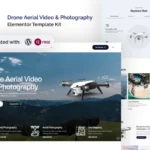 Tải Skydrone - Drone Aerial Video & Photography Elementor Template Kit mới nhất