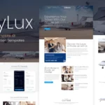 Mua Skylux - Private Jet & Airplane Charter Company Elementor Template Kit giá rẻ
