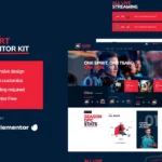 Tải Slava - Esport & Gaming Elementor Template Kit mới nhất
