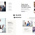 Mua Slick - Multipurpose Business & Marketing Agency Elementor Template Kit giá rẻ