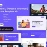 Tải Socialyze - Personal CV Influencer Elementor Pro Template Kit mới nhất